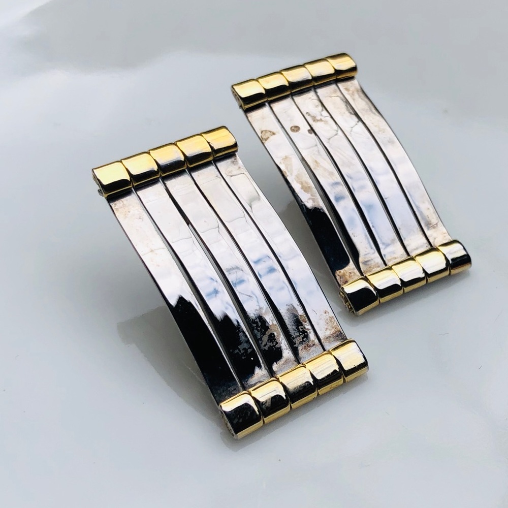 90’s Vintage Gold and Silver Earrings